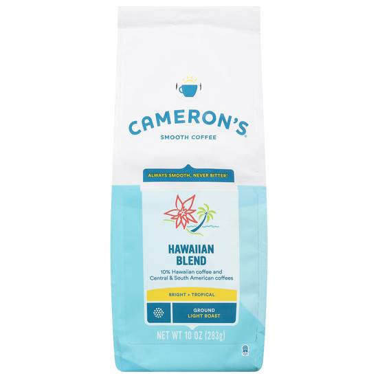 Cameron's Hawaiian Blend Ground Light Roast Coffee (10 oz)