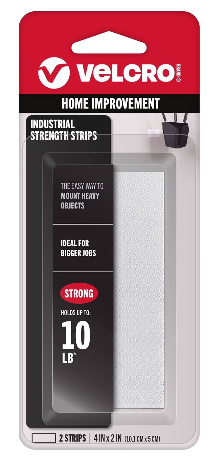 Velcro Brand Industrial Strength Small Nylon Hook And Loop Fastener 4 In. L 2 Pk