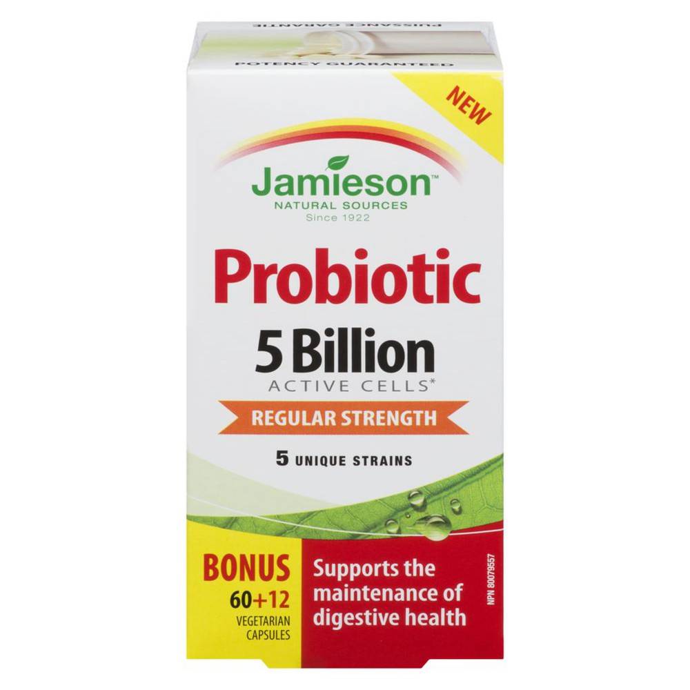 Jamieson Probiotic 5 Billion Capsules (80 g)