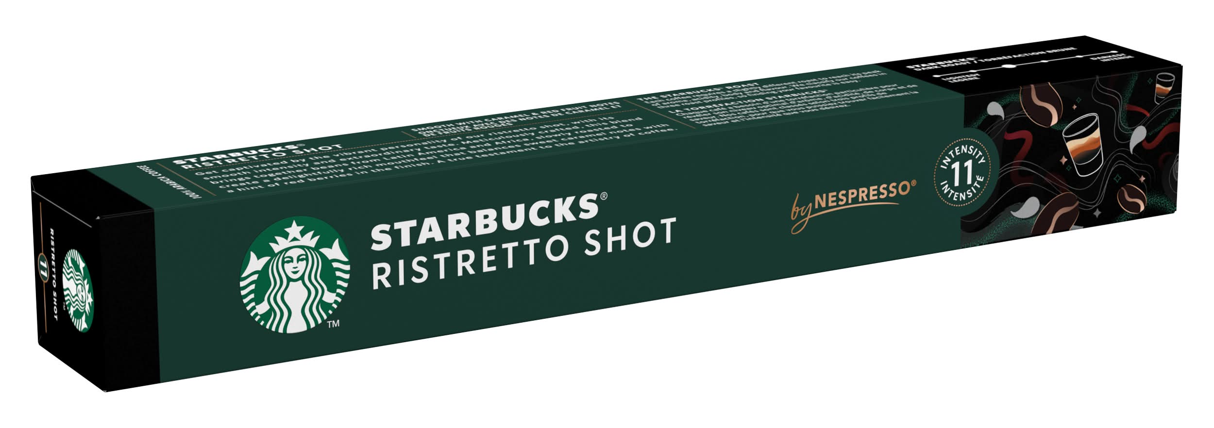 Starbucks - Café en capsules compatibles nespresso ristretto shot intensité 11 (10)