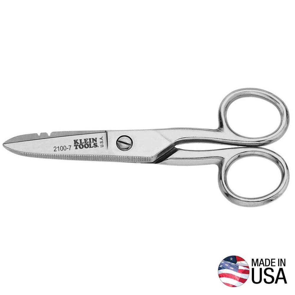 Klein Tools 1.875-in Serrated Metal Scissors | 21007