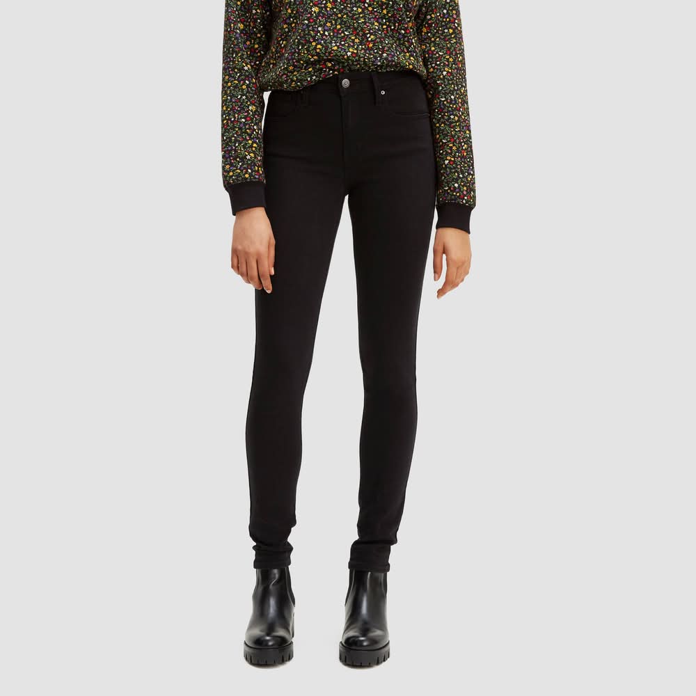 Levi's 721 High Rise Skinny Jeans, Women, 25, Soft Black