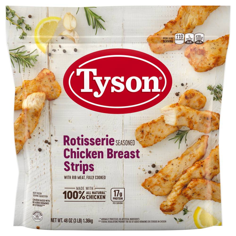 Tyson Rotisserie Seasoned Chicken Breast Strips