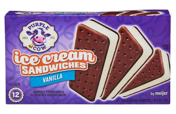 Purple Cow Ice Cream Sandwiches (42 fl oz)