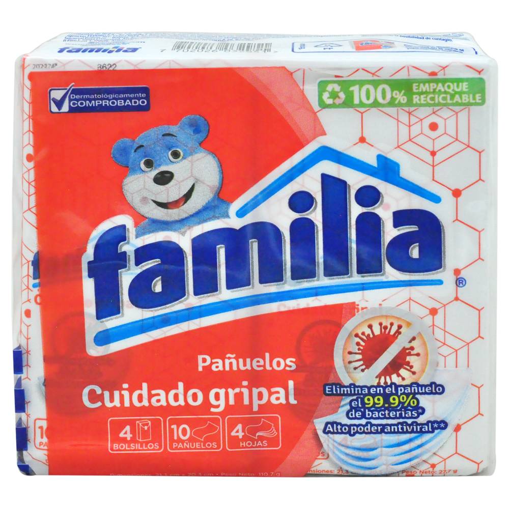 Familia PANUELO CUIDADO GRIPAL X4 *1