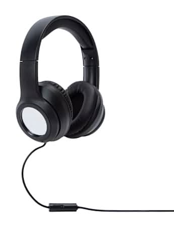 Infinity LED Wired Mirror Headphones Black