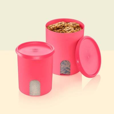 Tupperware Small Canister Gift 2箱セット　新品 Tupperware Store and See Food Storage Canister Set Delivery Near