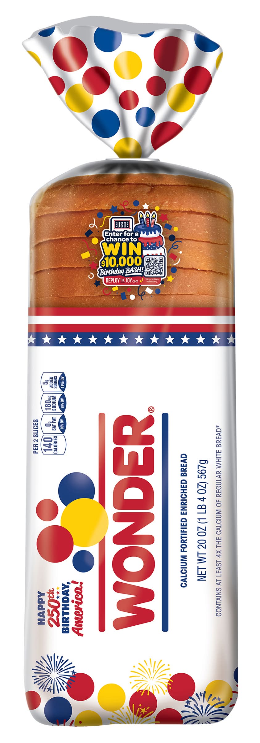 Wonder Classic White Calcium Fortified Enriched Bread (20 oz)