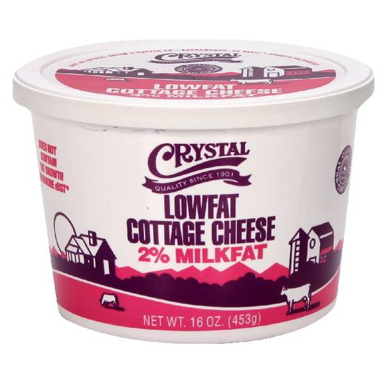 Crystal Creamery Low Fat Cottage Cheese (16 oz)