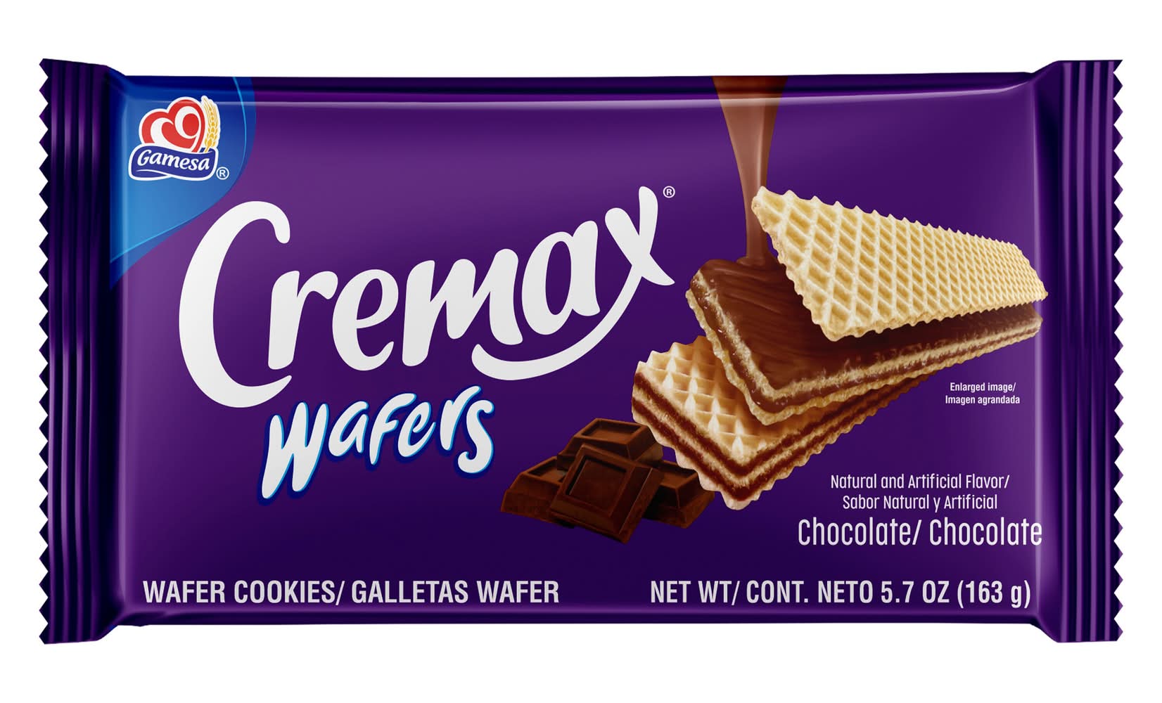 Gamesa Cremax Wafer Cookies, Chocolate (5.7 oz)