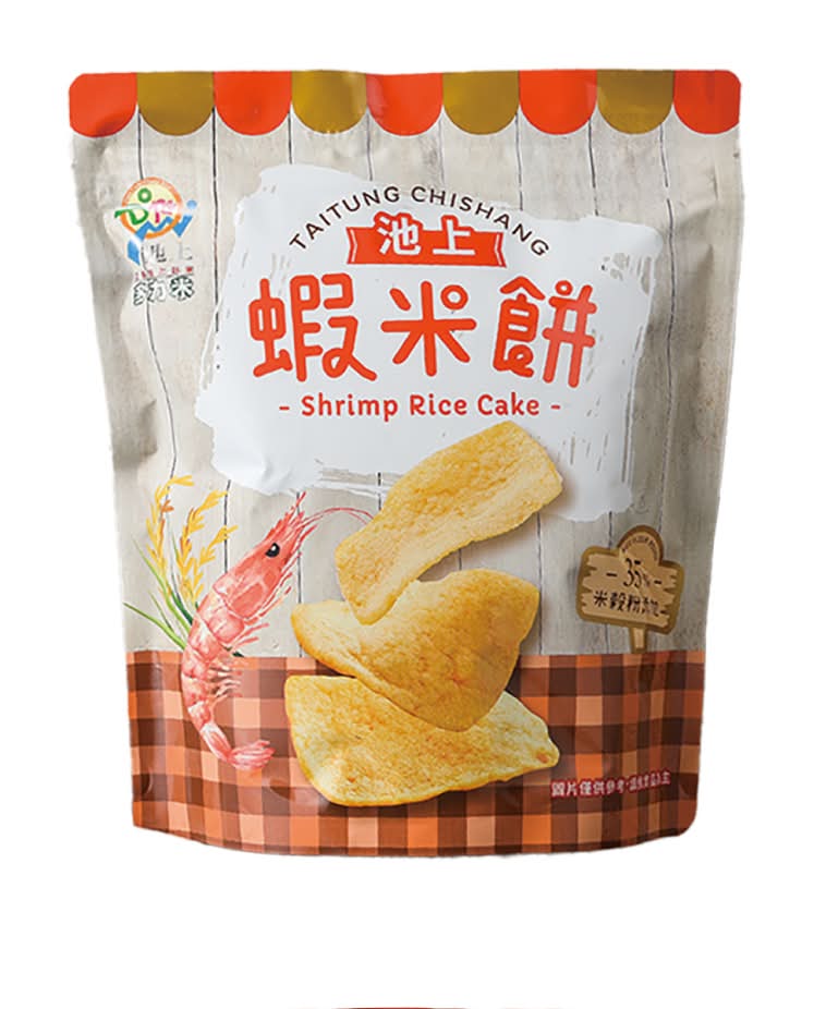 池上多力米-蝦米餅(100g/包)