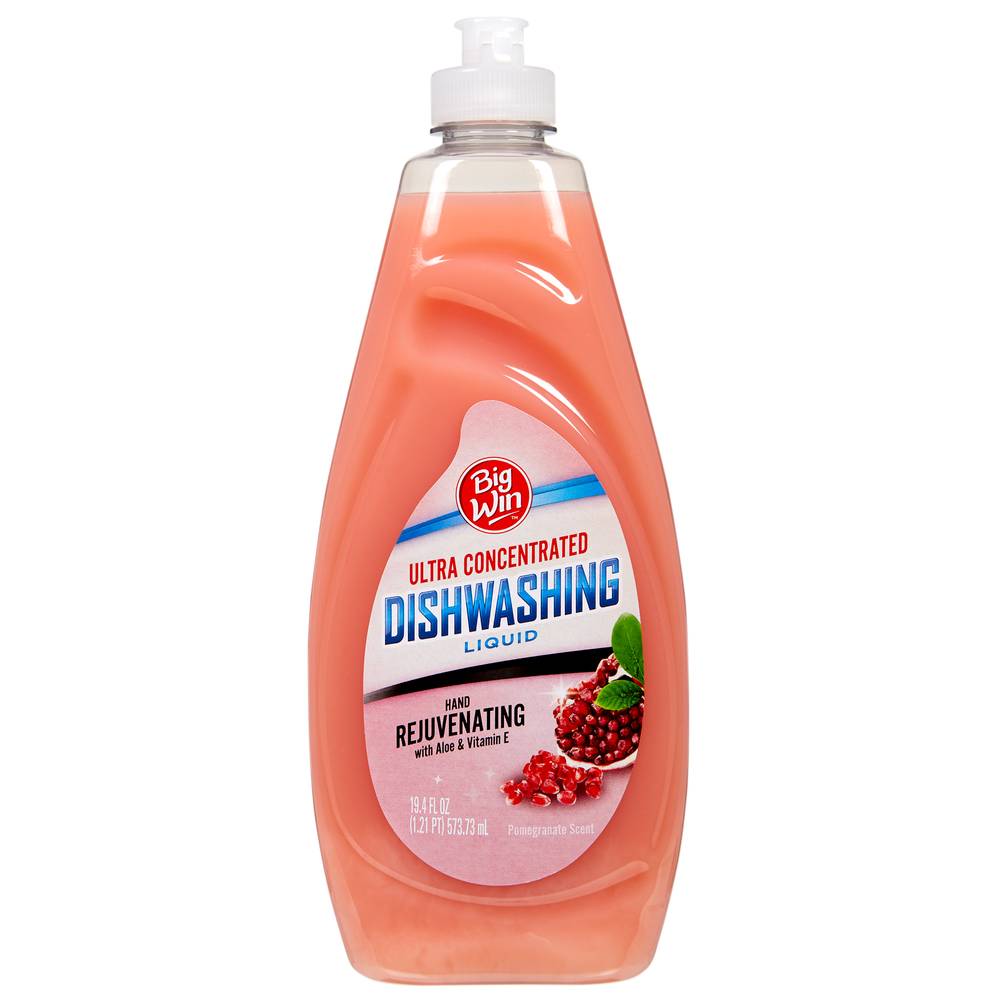 Big Win Dishwashing Liquid Hand Rejuvenating Pomegranate (19.4 oz)