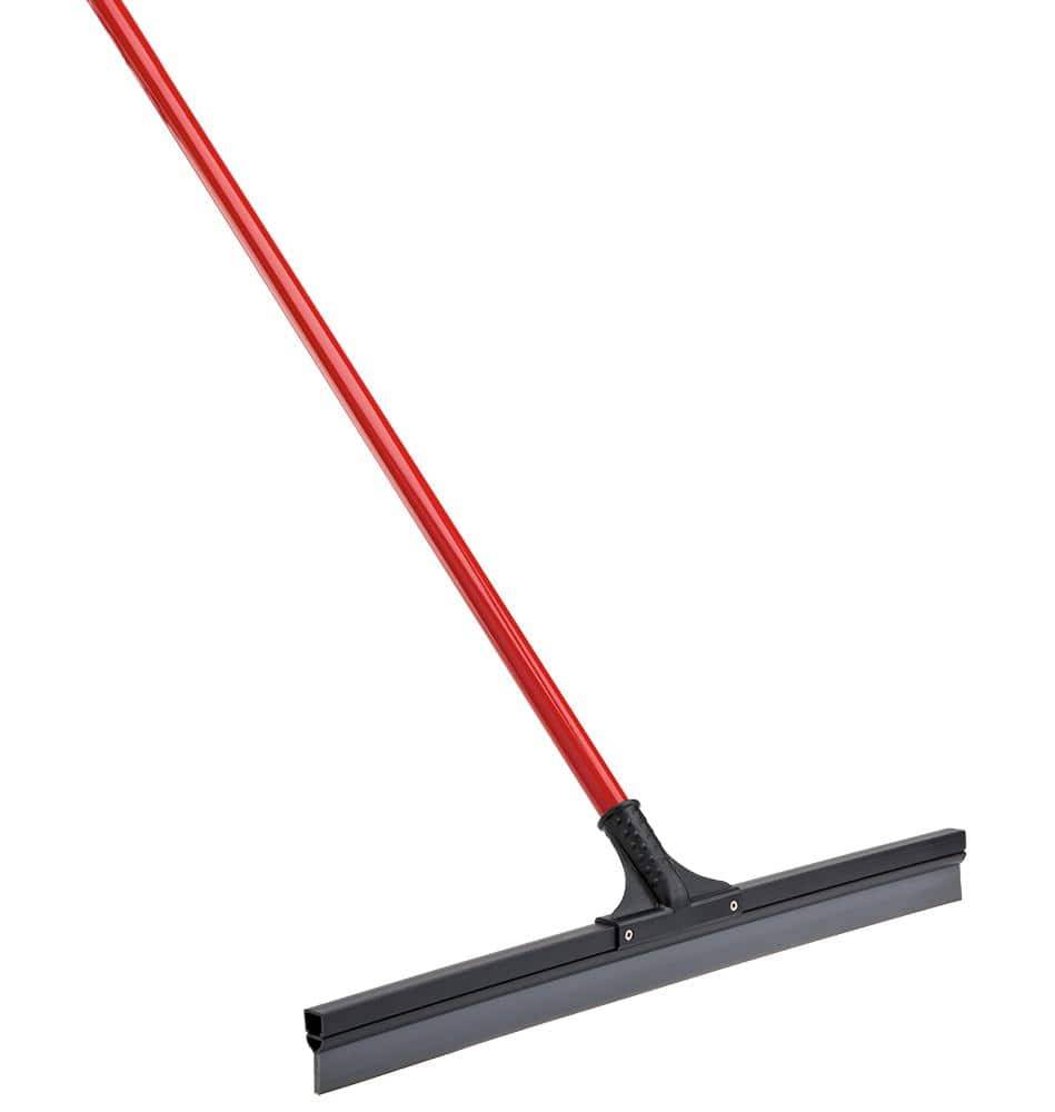 Libman Multi-Surface Rubber Floor Squeegee With Steel Handle, 25X60 in