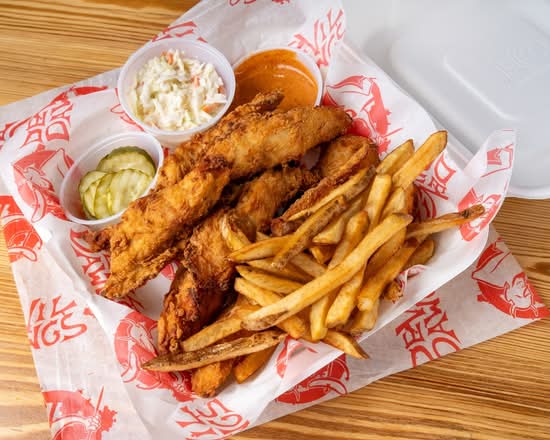 12 Pc Strips w/ S Fries