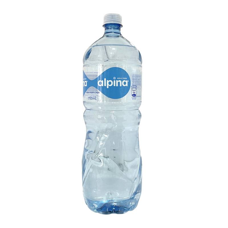 Agua Alpina Tapa De Rosca Botella 1.75 L