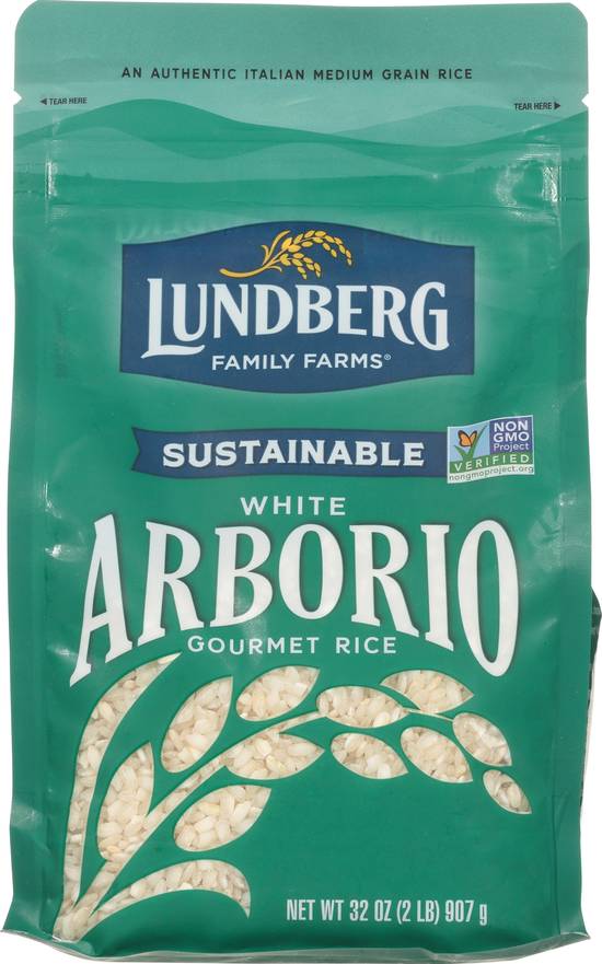 Lundberg Family Farms White Arborio Gourmet Rice Sustainable Bag