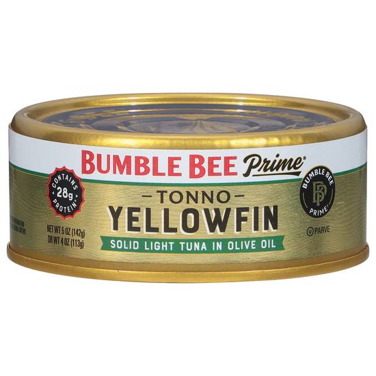 Bumble Bee Prime Tonno Yellowfin Solid Light Tuna in Olive Oil