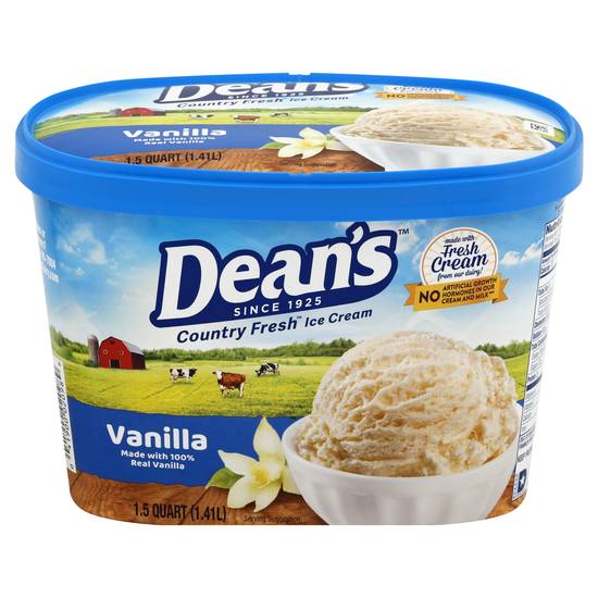 Dean's Country Fresh Vanilla Premium Ice Cream (1.5 quart)