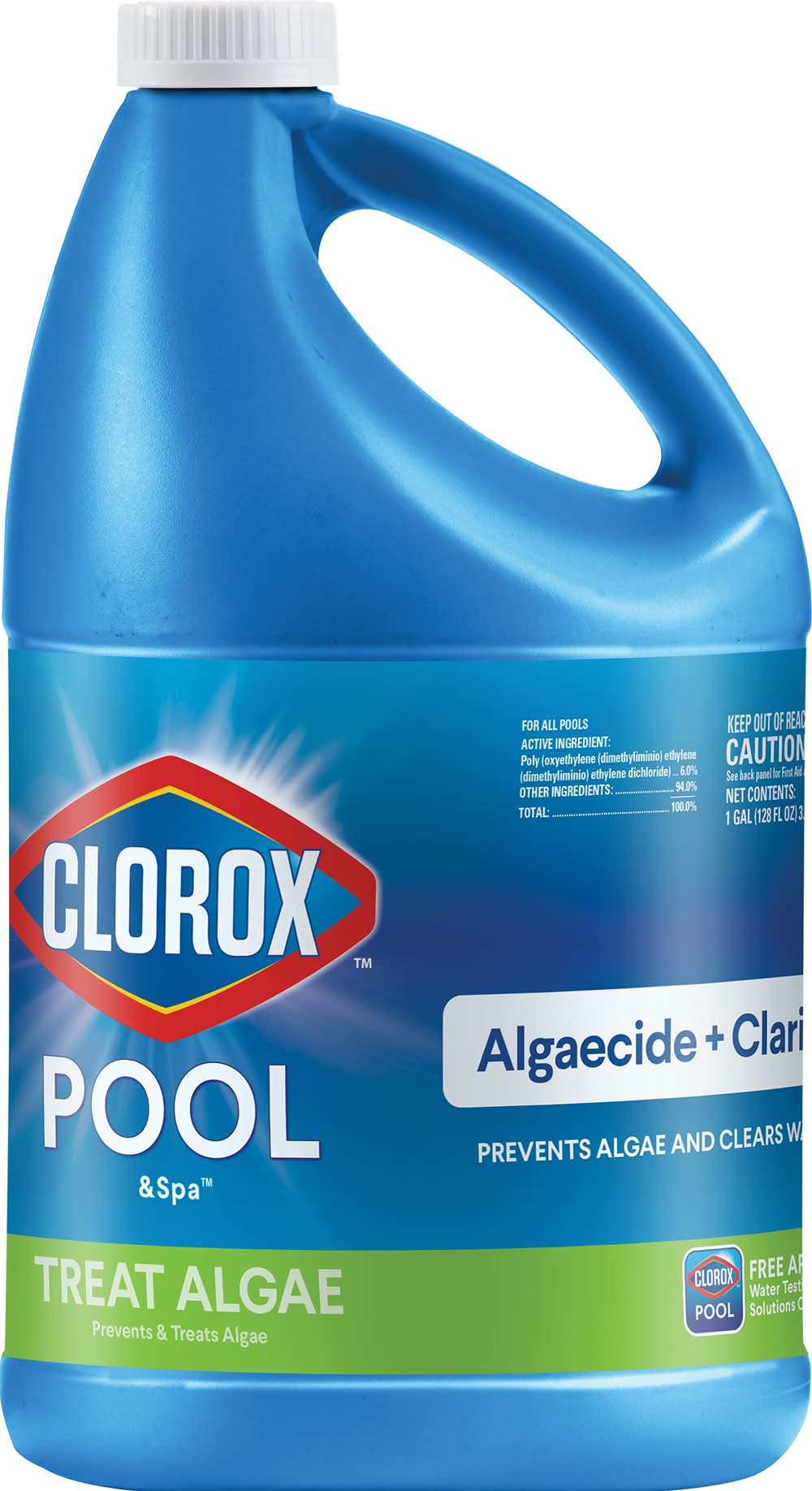 Clorox Pool&Spa Algaecide + Clarifier 128-oz Pool Algae Prevention