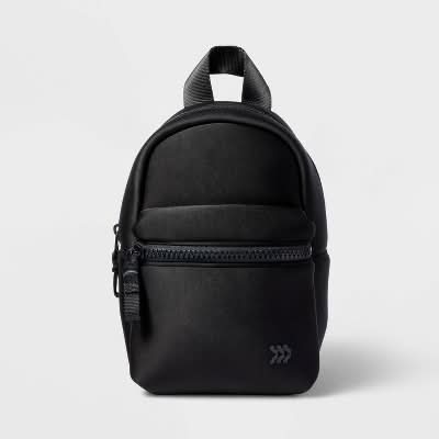 All In Motion Neoprene Mini Backpack, Black