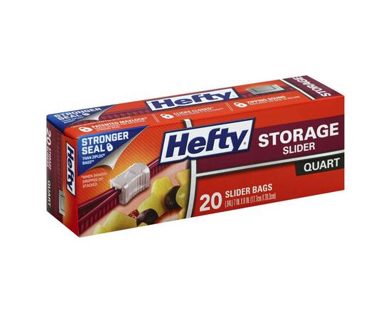 Hefty · Storage Quart Slider Bags with Stronger Seal (20 bags)