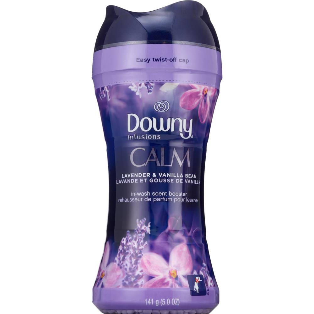 Downy Infusions In-Wash Scent Booster Beads, Calm Lavender & Vanilla Bean, 5 Oz