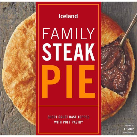 Iceland Family Steak Pie 700g