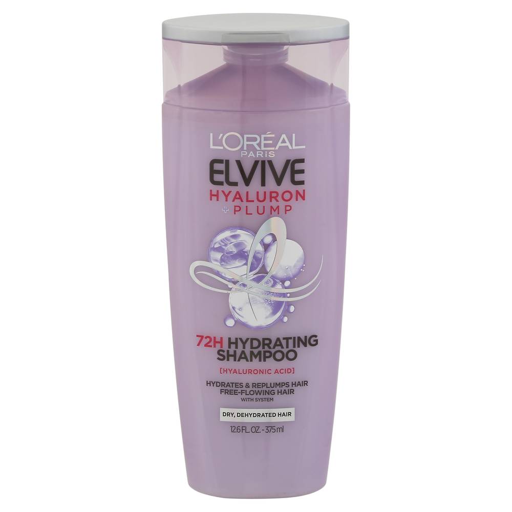 L'Oréal Elvive Hyaluron Plump 72h Hydradting Shampoo (12.6 fl oz)