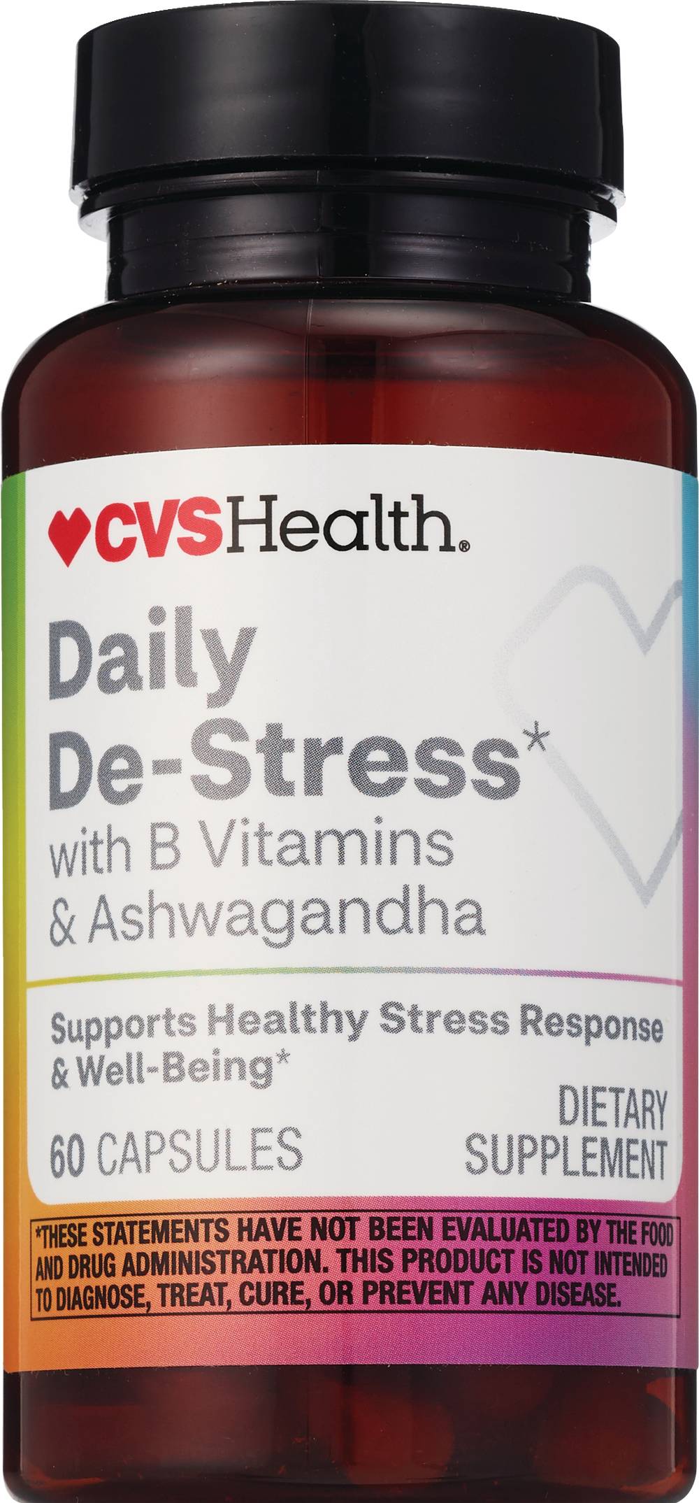 CVS Health Daily De-Stress Capsules, 60 CT
