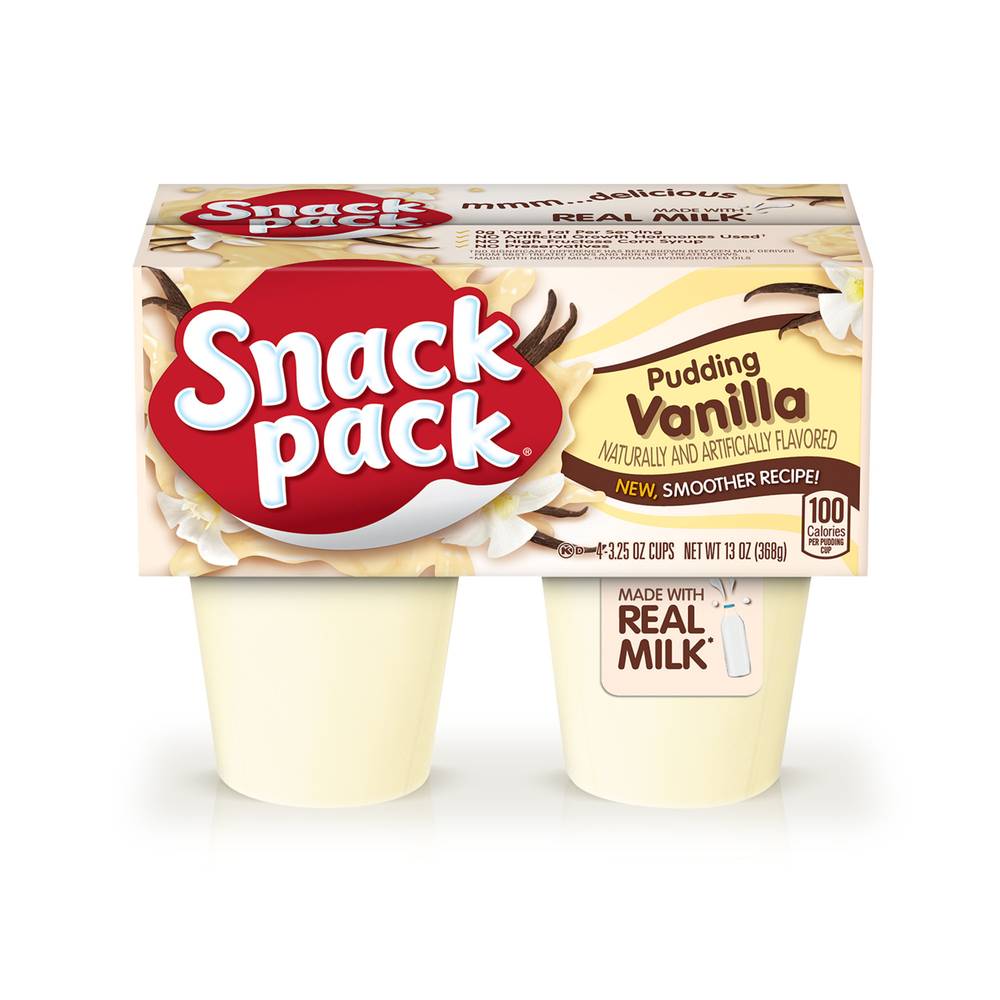 Snack pack Vanilla Pudding (4 ct)