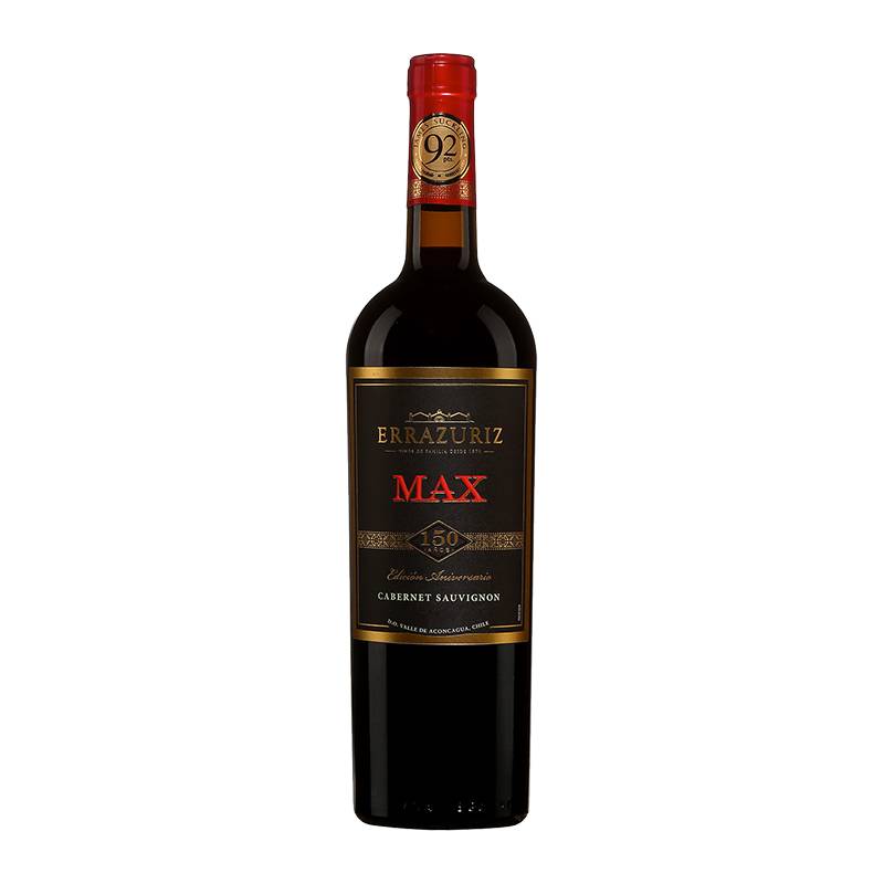 Errazuriz vino tinto cabernet sauvignon max reserva (botella 750 ml)