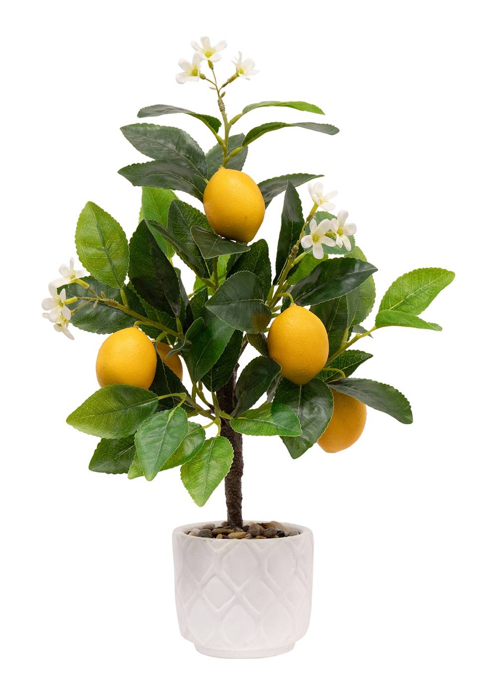 allen + roth 17-in Green Indoor Floor Mixed greenery Artificial plant | P1002-LW