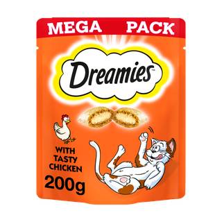 Dreamies Cat Treat Biscuits with Chicken Mega Pack 200g