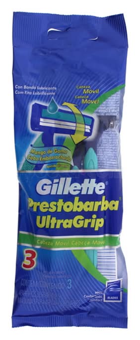 Afeitado Desechables Gillette Prestob.Ult.Grip Movil X3