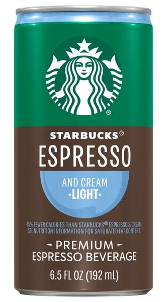 Starbucks Premium Coffee, Espresso-Light Cream (6.5 fl oz)