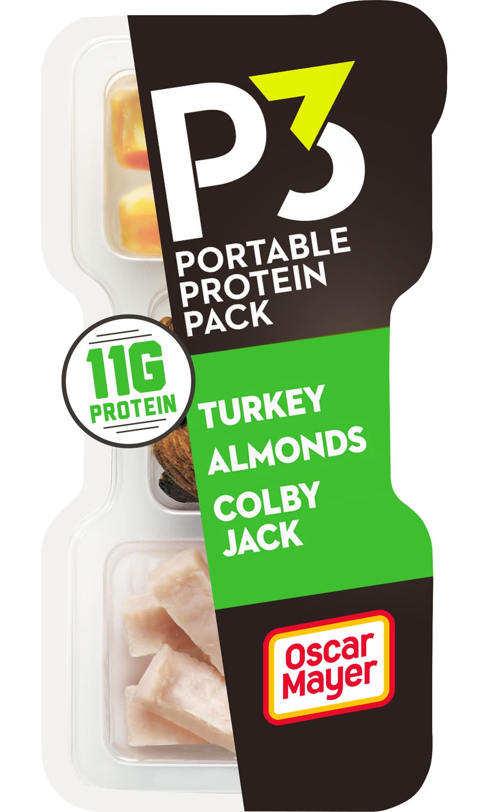 Oscar Mayer Portable Protein pack, Turkey Almonds Colbyjack (2 oz)