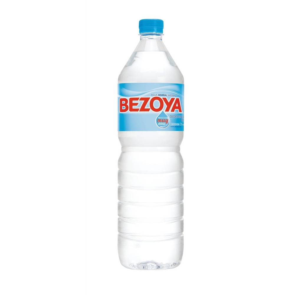 Agua mineral BEZOYA natural botella 1,5 lt