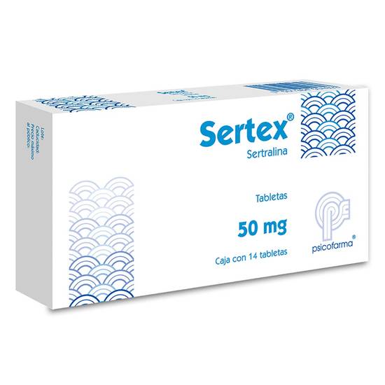 Psicofarma sertex sertralina tabletas 50 mg (14 piezas)
