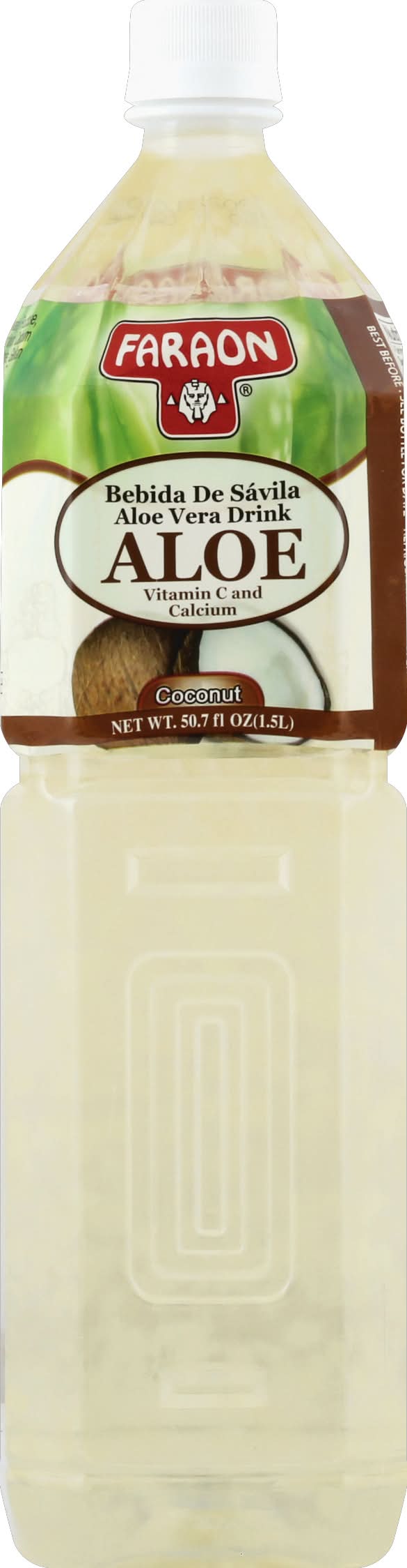 Faraon Aloe Vera Coconut Drink (50.7 fl oz) | Delivery Near You | Postmates