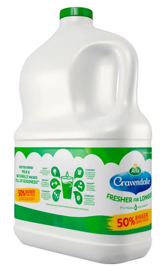 Arla Small Arla Cravendale Semi Skimmed Milk Big Family pack Delivery Near Me ...