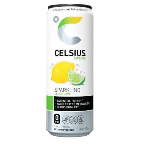 Celsius Energy Drink Sparkling Lemon Lime 12oz