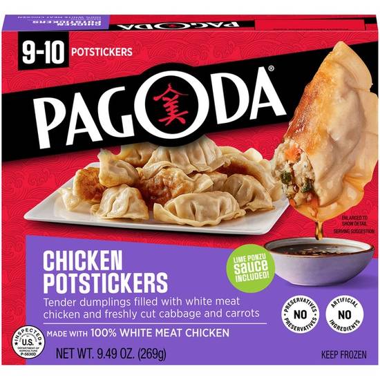 Pagoda Chicken Potstickers