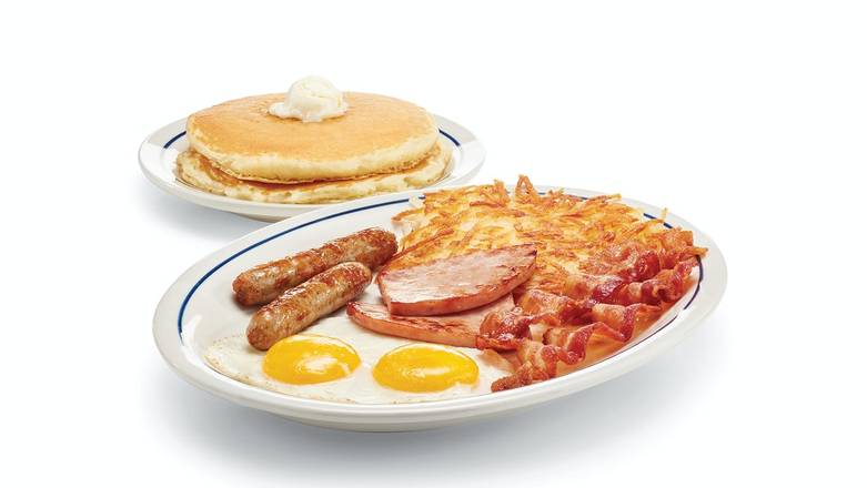 Order Breakfast Sampler food online from IHOP store, Miami on bringmethat.com