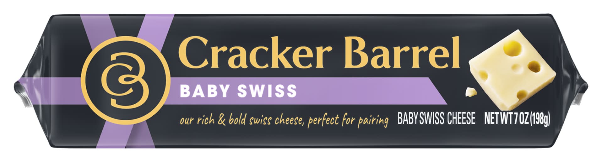 Cracker Barrel Baby Swiss Cheese (7 oz)