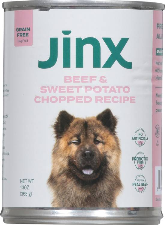 Jinx Grain Free Chopped Dog Food (beef & sweet potato)