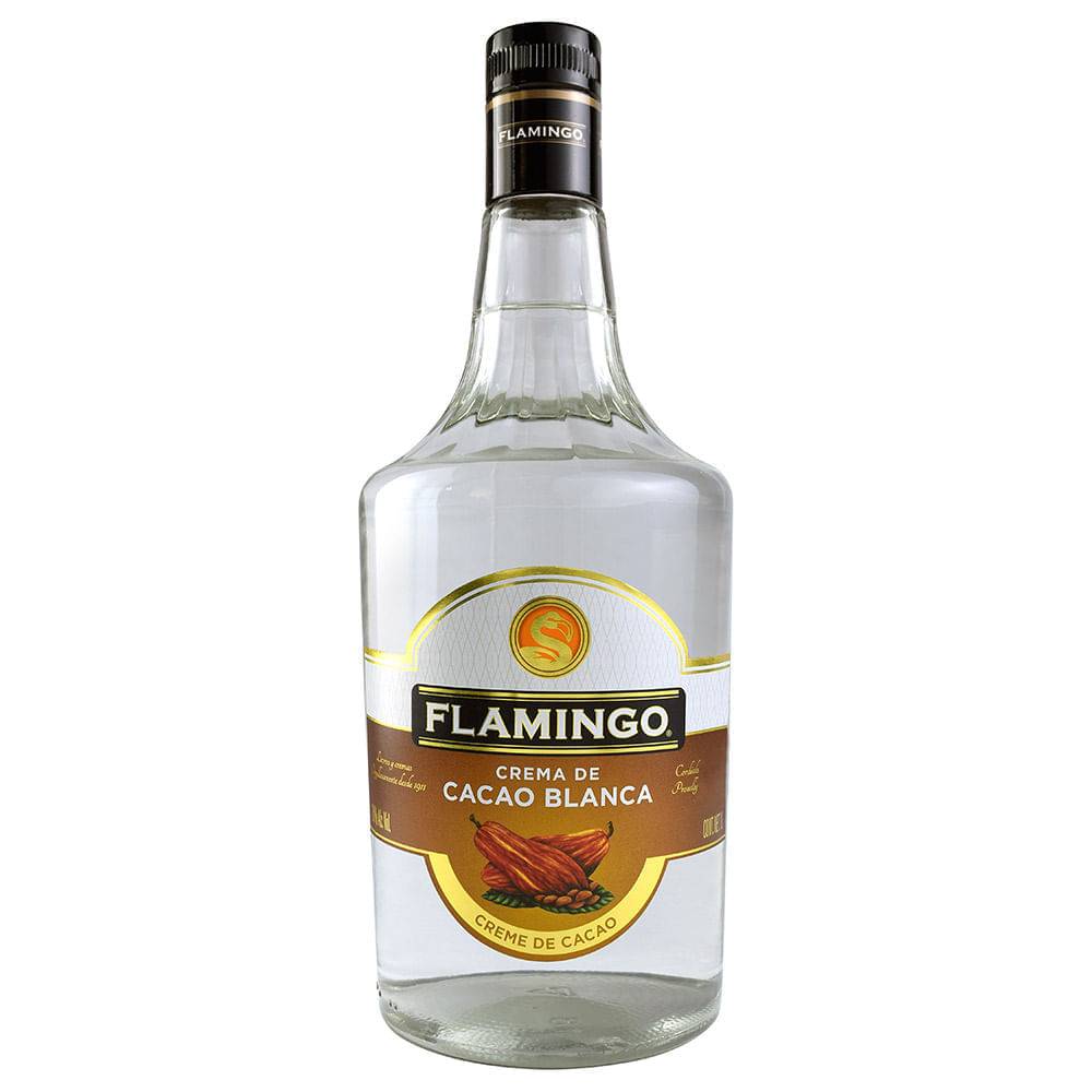 Flamingo crema de cacao blanca (botella 1 l)