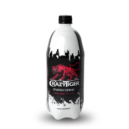 Crazy Tiger - Boisson énergisante gazeuse (1 L)