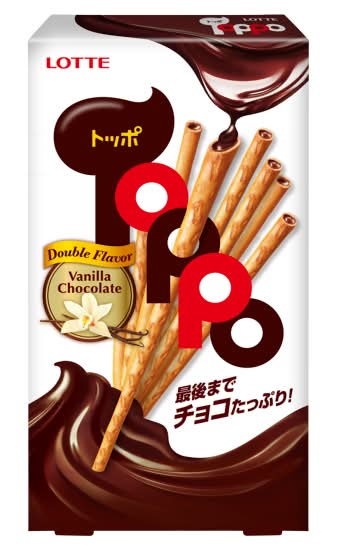 Lotte Vanilla-Chocolate, Toppo Pretzel Stick (40g)