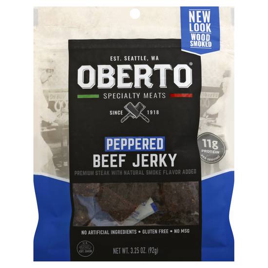 Oberto Wood Smoked Peppered Beef Jerky