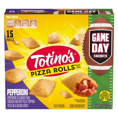 Totino's Pepperoni Frozen Pizza Rolls (7.5 oz, 15 ct)